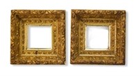 Pair of Square Gilt Wood Frames