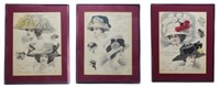 3 French Fashion Lithographs Atelier Bachwitz