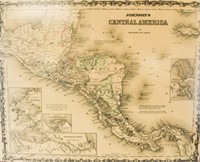 Johnson's Map of Central America