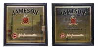 Pair of Jameson Irish Whiskey Advertising Mirrors