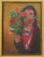Carmen D'Avino Oil on Canvas Portrait