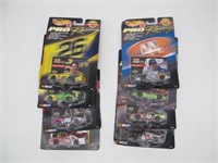 LOT OF EIGHT HOT WHEELS PRO RACING 1/64 SCALE CARS