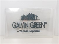 Galvin Green Plexi Glass Signs (x4) 18 1/2" x 12"