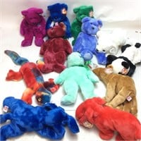 14 TY BEANIE BABY COLLECTION w ANIMALS