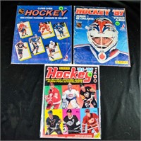 VINTAGE Hockey Collectible Sticker Albums 1985-92