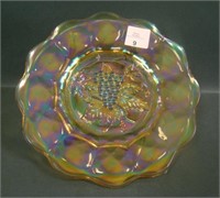 Imperial Pastel Marigold Heavy Grape 8 1/4" Plate