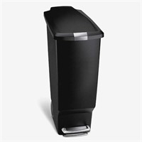 40 Liter / 10.6 Gallon Slim Step Trash Can