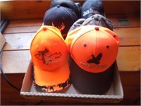 Assorted hats - elk, pheasant, etc.