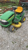 JOHN DEERE LA100 MOWER RUNS