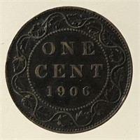 1906 1 cent Large - Canada