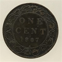 1907-H Large Cent Canada