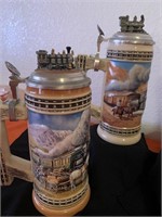 Anheuser Busch Steins and Mug