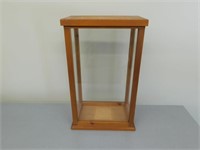 Wooden Plexiglass Cabinet 14"x9"x23"
