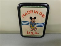 Mickey Mouse Made In The USA Sign 8"x12"