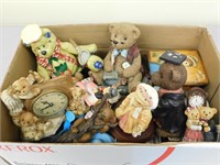 Collectible Bears, Various Sizes And Shapes