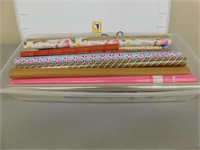 Various Rolls Of Christmas Paper