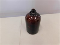 Antique Amber Bottle 12" Tall