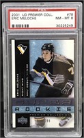 2001 UD Super Rookie Eric Meloche #78 PSA 8