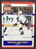 1990 Score Season Leader Wayne Gretzky #353