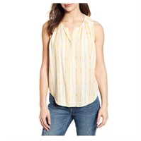 $70 Size XL Lucky Brand Printed Sleeveless Top