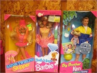 3pc Vintage Barbie Mattel Fashion Dolls