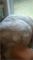 Large white probably down comforter king size