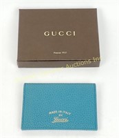 GUCCI LEATHER CARD HOLDER