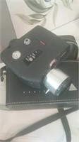 Movie camera with case