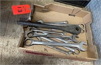 Box lot large wrenches