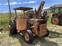 Ford diesel tractor with side mower (Not Running)