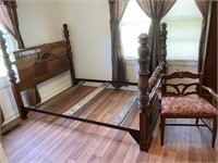 4-piece vintage bedroom furniture