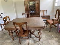 9-piece vintage dining room furniture