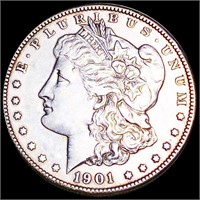 1901-S Morgan Silver Dollar CLOSELY UNC
