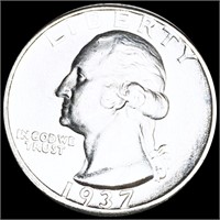 1937-D Washington Silver Quarter UNCIRCULATED