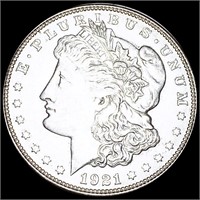 1921 Morgan Silver Dollar NEARLY UNCIRCULATED