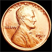 1917-D Lincoln Wheat Penny UNC