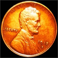 1915-S Lincoln Wheat Penny CLOSELY UNCIRCULATED