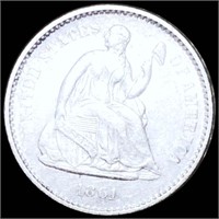 1861 Seated Liberty Half Dime UNCIRCULATED