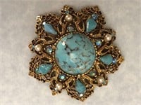 Jewelry: Vintage Florenza Pendant/Brooch 1940's