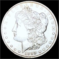 1892-CC Morgan Silver Dollar CLOSELY UNC