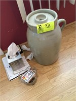 Large antique butter churn (small crack)