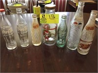 Group of assorted vintage bottles