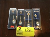 Group of "state" baby spoons