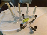 Group of misc. candle sticks