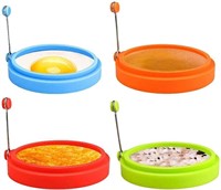 Silicone Egg Rings, 4in Food Grade Cooking Rings