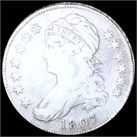 1807 Capped Bust Half Dollar NICELY CIRCULATED