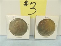 (2) 1971, 1972, 1974, 1976 Ike Dollars