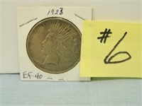 1923 Peace Silver Dollar - EF-40