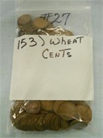 (153) Wheat Cents