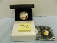 1998 Super Bowl .999 Fine Silver Medallion